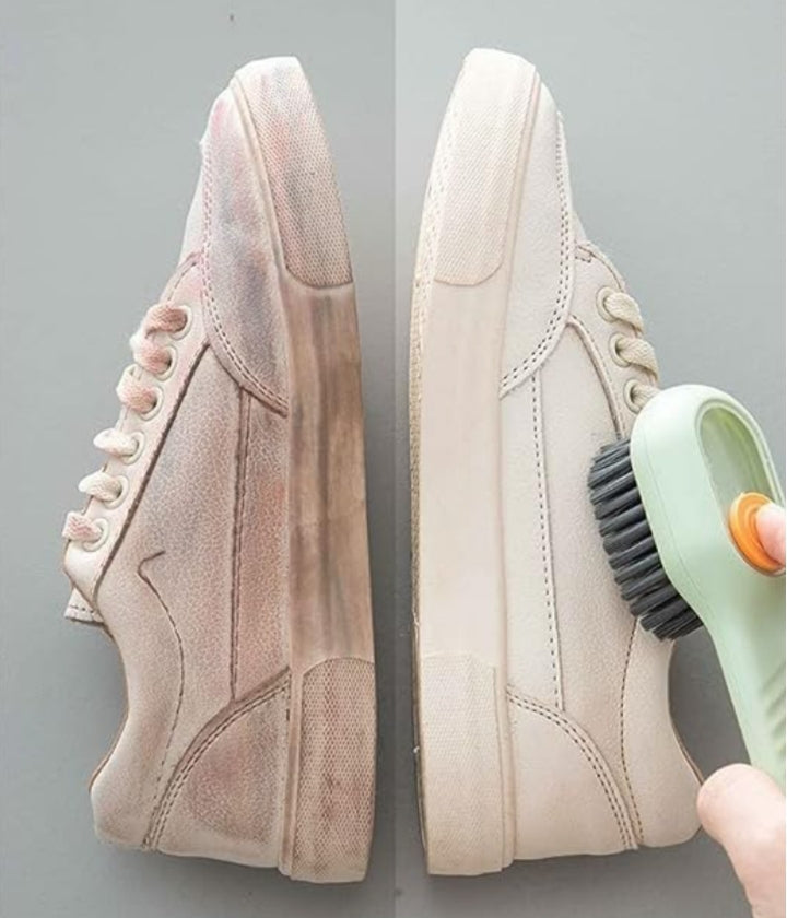Automatic Liquid Shoe Cleaning Brush with Built-in Soap Dispenser (Pack of 2)
